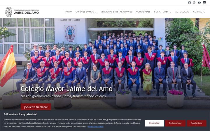 Screenshot of jaimedelamo.org