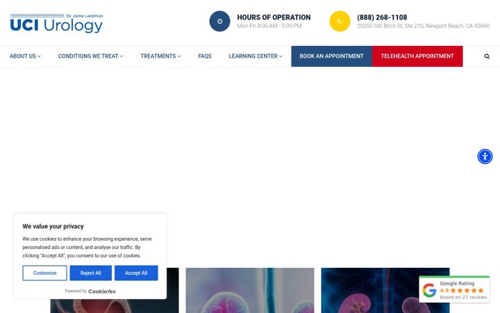 Screenshot of jaimelandmanmd.com