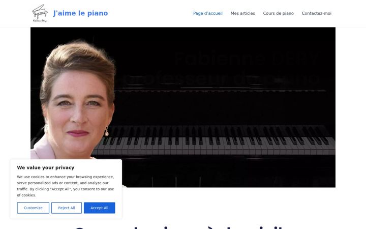 Screenshot of jaimelepiano.fr
