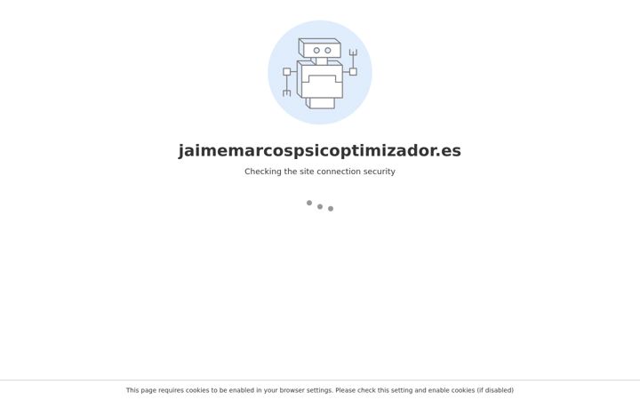 Screenshot of jaimemarcospsicoptimizador.es