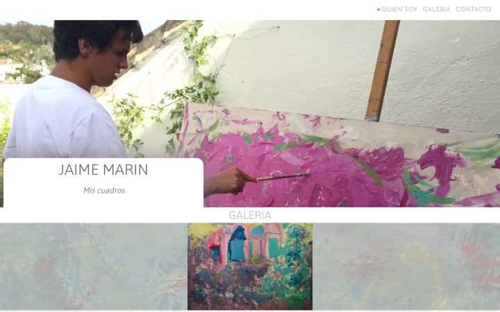 Screenshot of jaimemarin.com.es