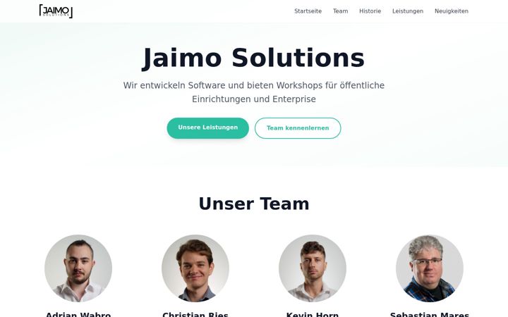 Screenshot of jaimo-solutions.com