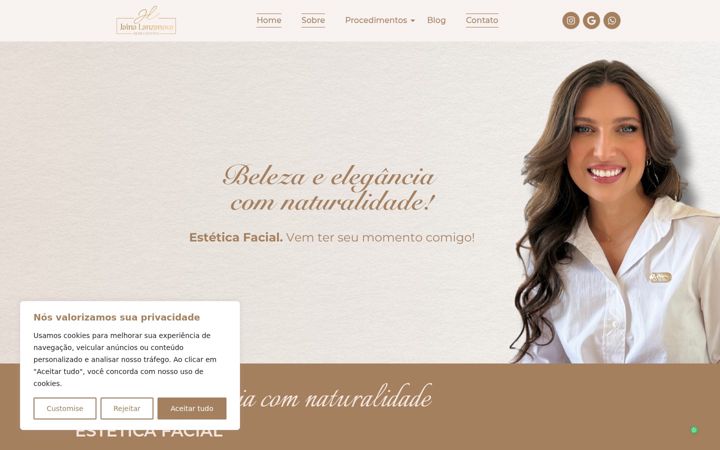 Screenshot of jainamlanzanova.com.br