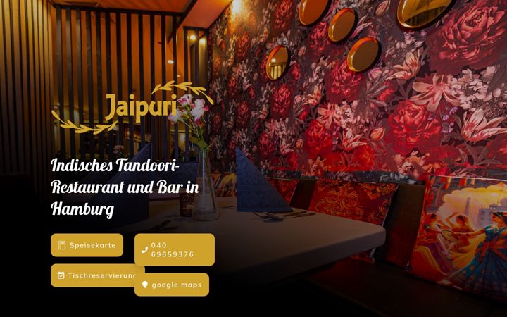Screenshot of jaipuri-hamburg.de
