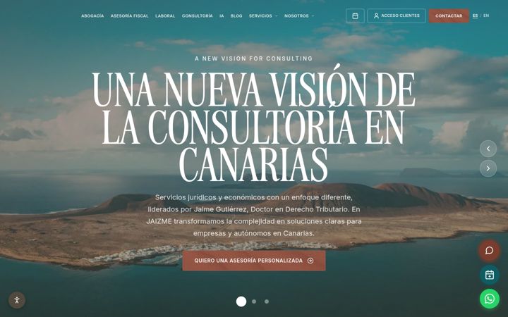 Screenshot of jaizme.com