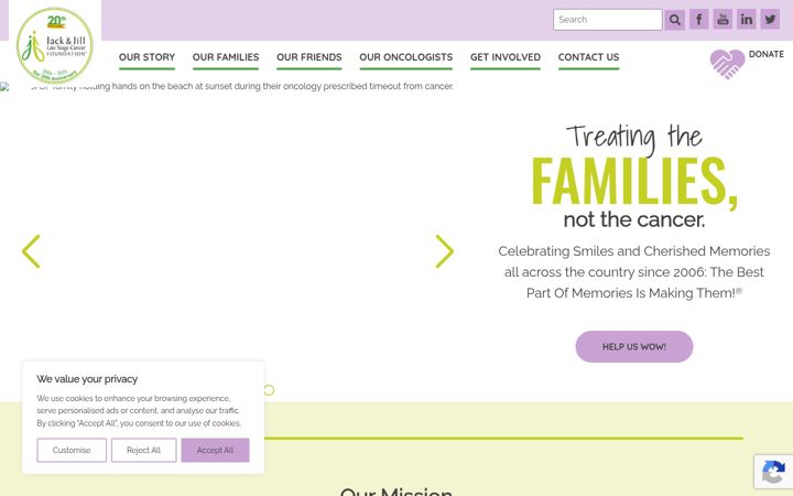 Screenshot of jajf.org