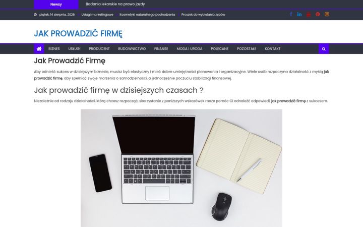 Screenshot of jak-prowadzic-firme.pl