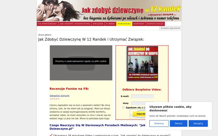 Screenshot of jak-zdobyc-dziewczyne.org