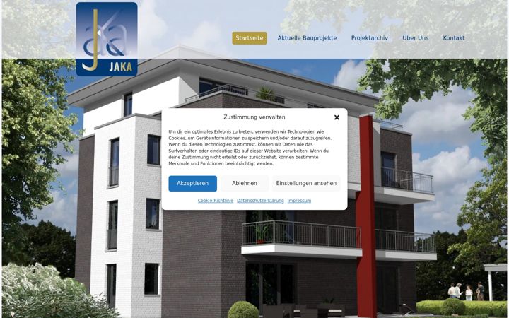Screenshot of jaka-bautraeger.de