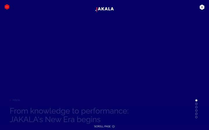 Screenshot of jakala.com