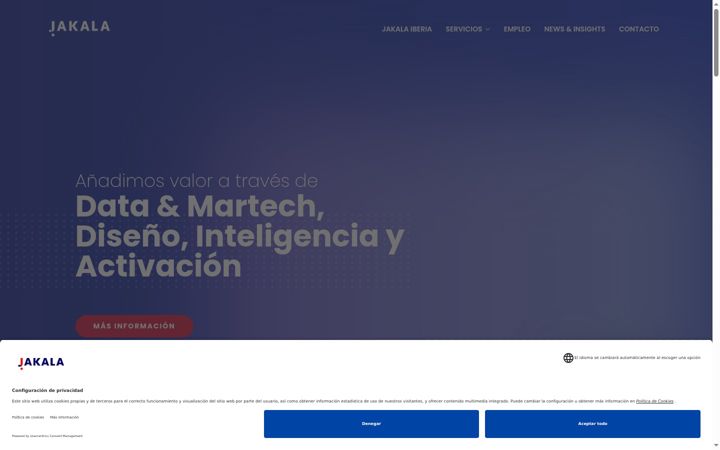 Screenshot of jakala.es