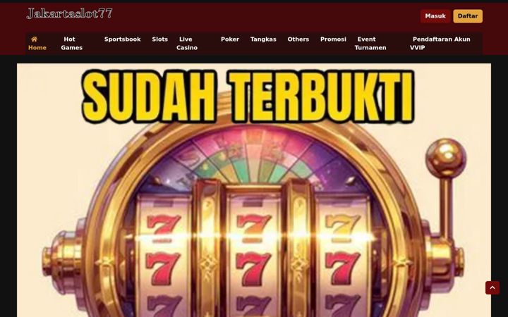 Screenshot di jakartaslot77.org