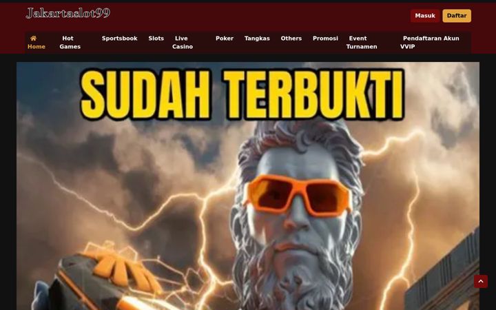 Screenshot of jakartaslot99.com