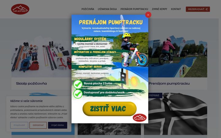 Screenshot of jakasport.sk
