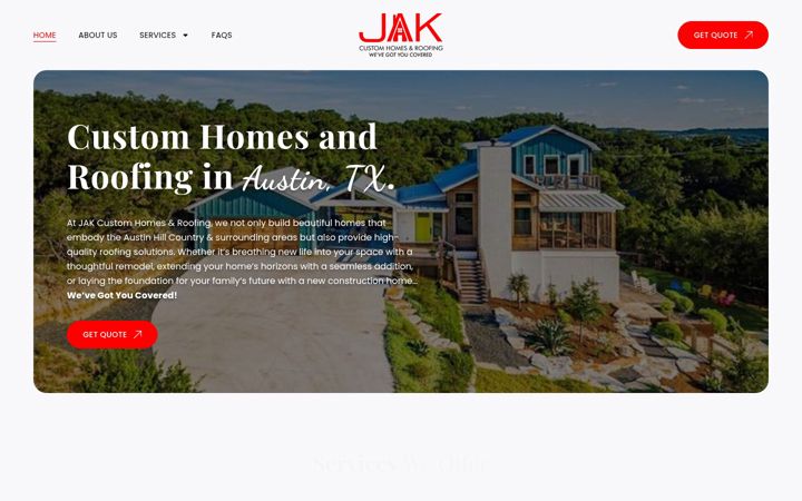 Screenshot of jakatx.com