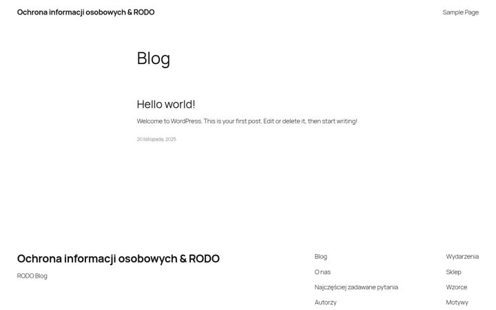 Screenshot of jakchronicinformacje.pl