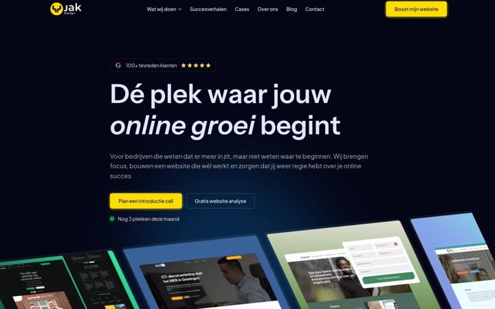 Screenshot of jakdesign.nl