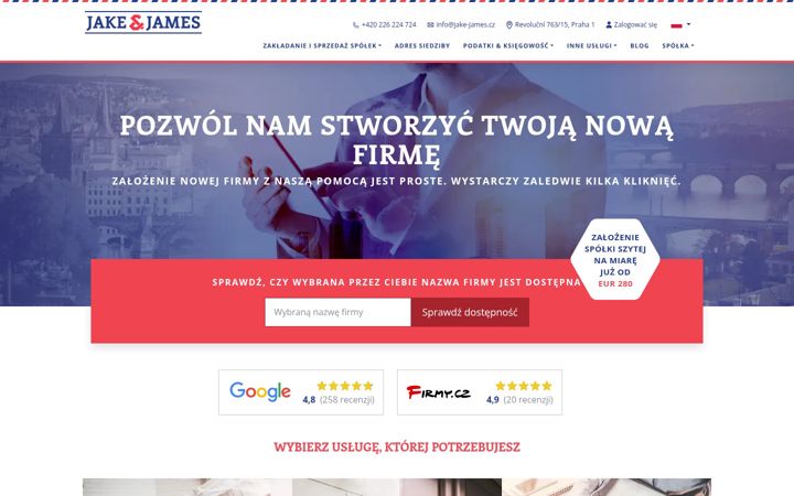 Screenshot of jake-james.pl