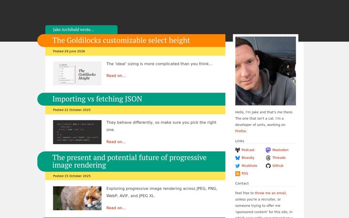 Screenshot of jakearchibald.com