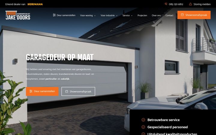 Screenshot of jakedoors.nl