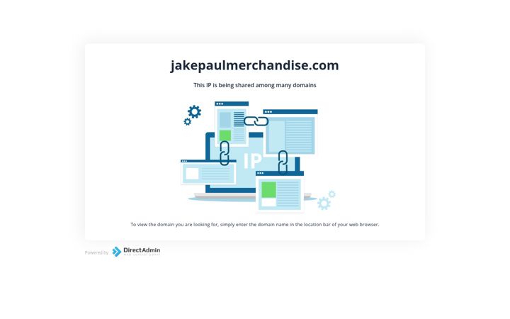 Screenshot of jakepaulmerchandise.com