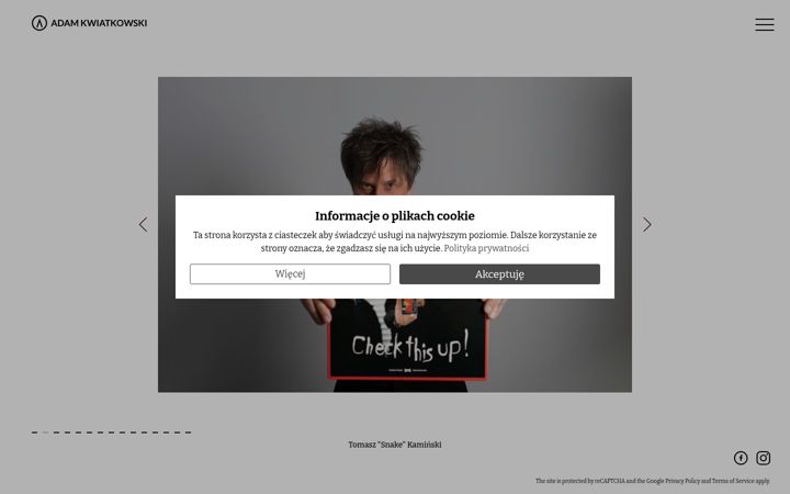 Screenshot of jakgdybynigdy.pl