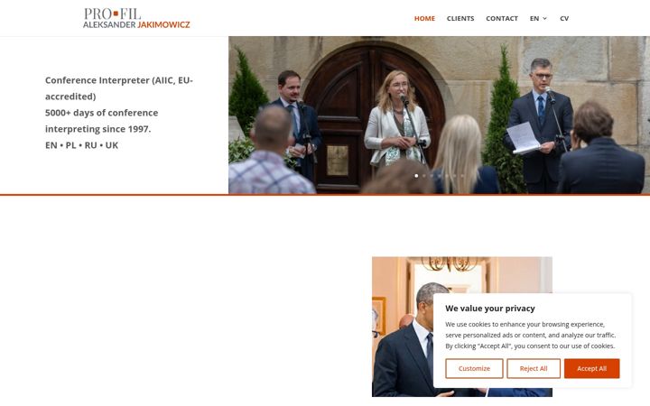 Screenshot of jakimowicz.com.pl