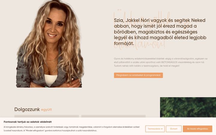 Screenshot of jakkelnora.com
