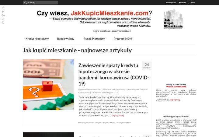 Screenshot of jakkupicmieszkanie.com