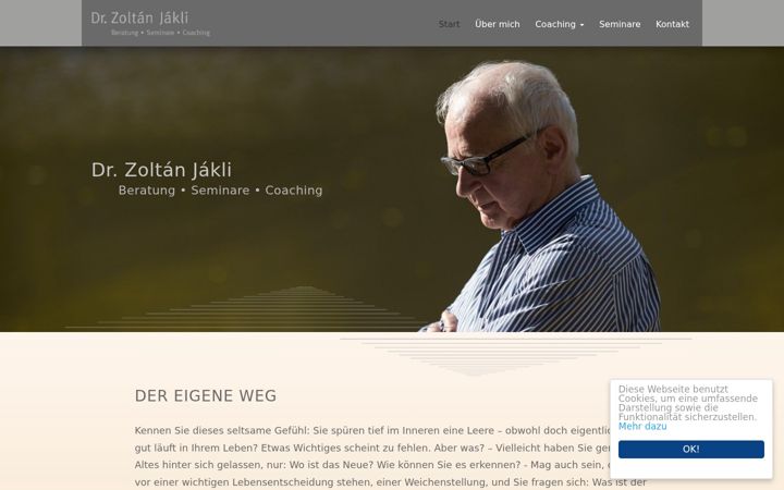 Screenshot of jakli.com