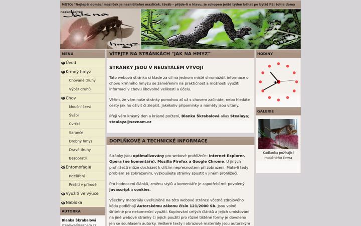 Screenshot of jaknahmyz.cz