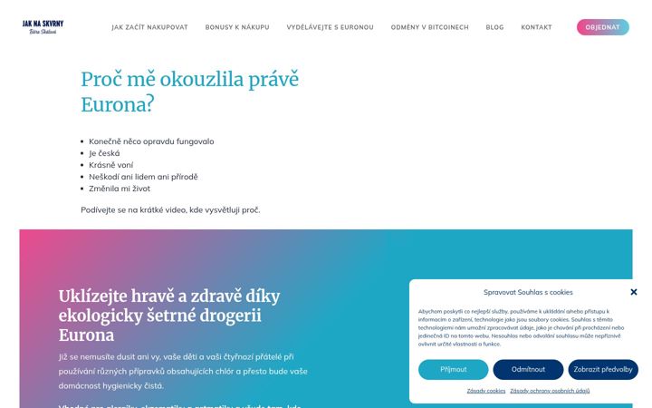 Screenshot of jaknaskvrny.cz