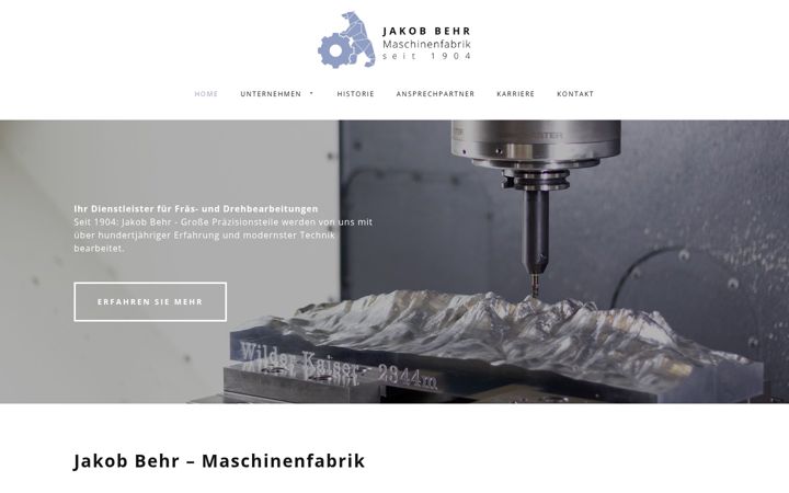 Screenshot of jakob-behr.de
