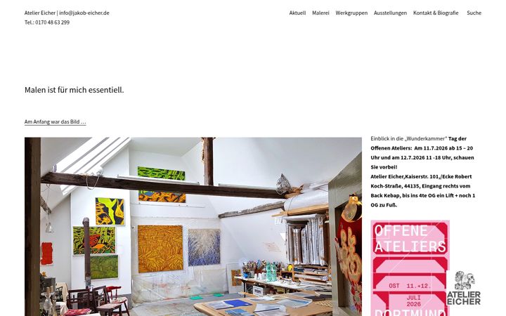 Screenshot of jakob-eicher.de