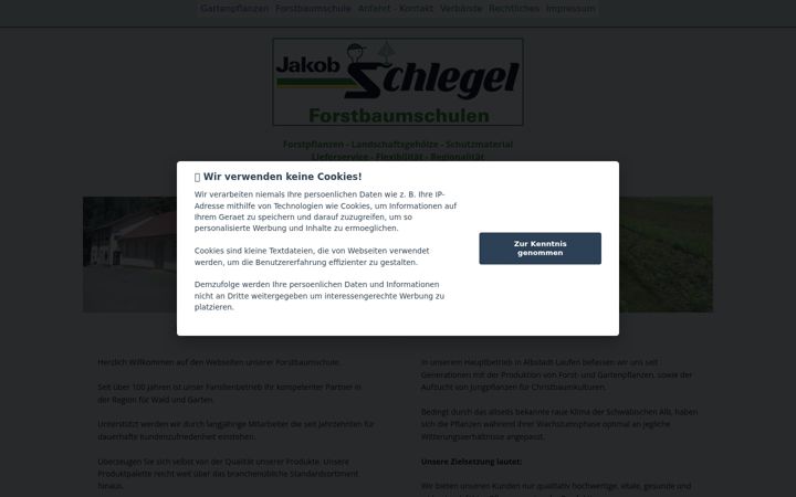 Screenshot of jakob-schlegel.de