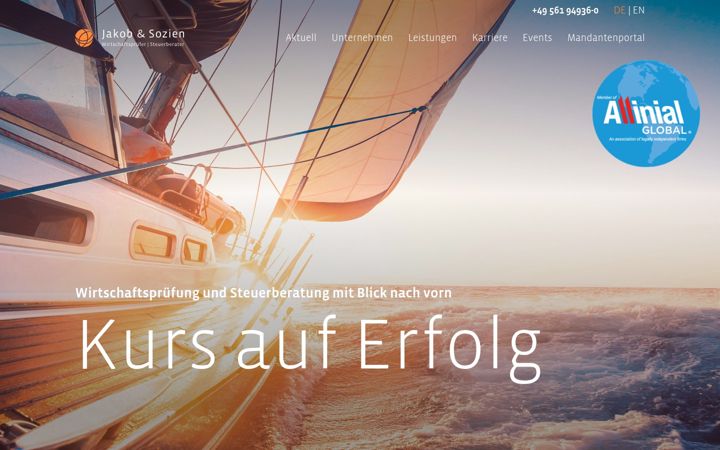 Screenshot of jakob-sozien.de