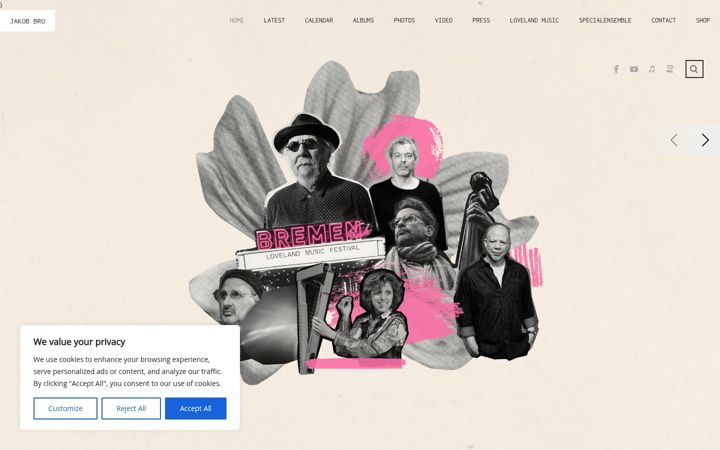 Screenshot of jakobbro.com