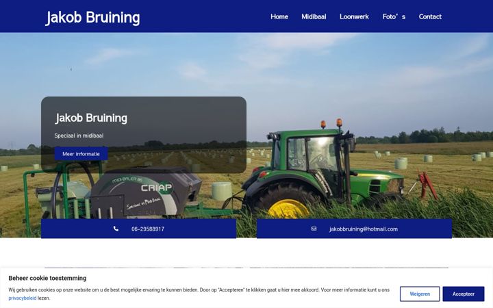 Screenshot of jakobbruining.nl