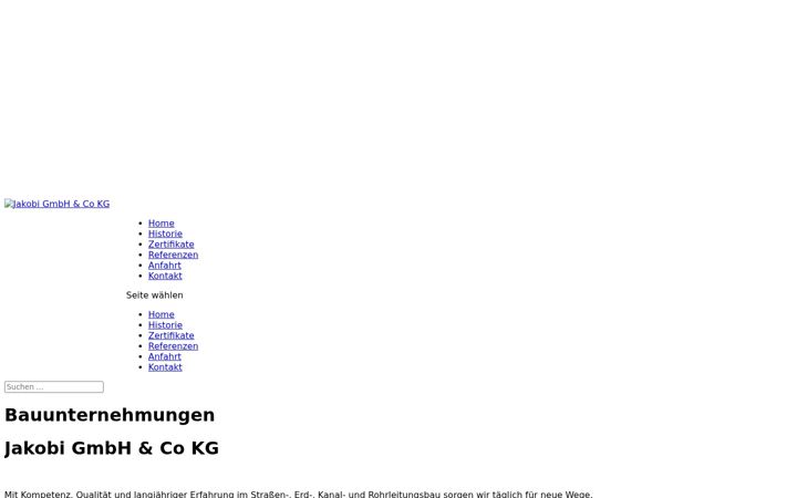 Screenshot of jakobibau.de