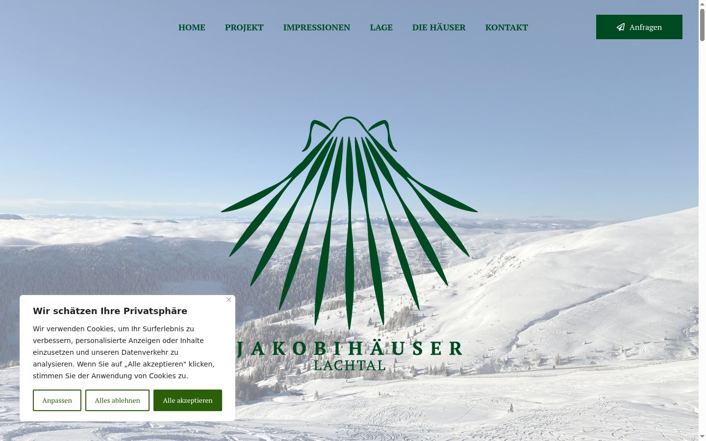 Screenshot tal-banner tal-kunsens muri qabel kwalunkwe interazzjoni