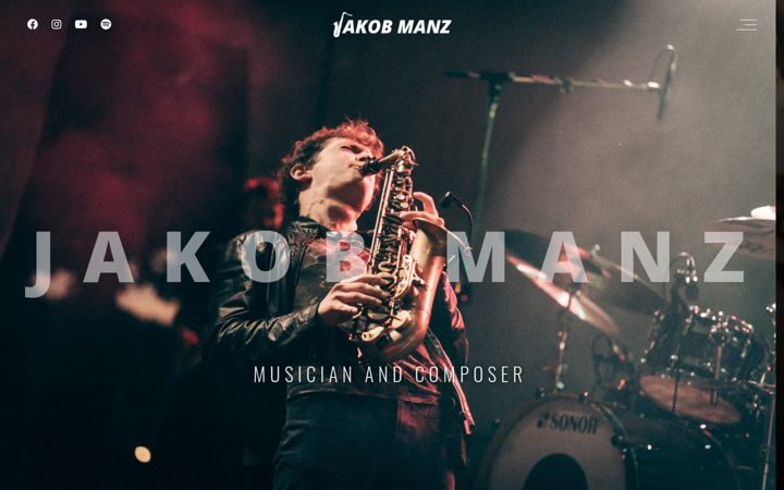 Screenshot of jakobmanz.de