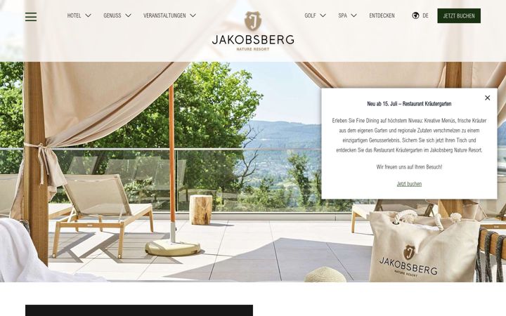 Screenshot of jakobsberg.de