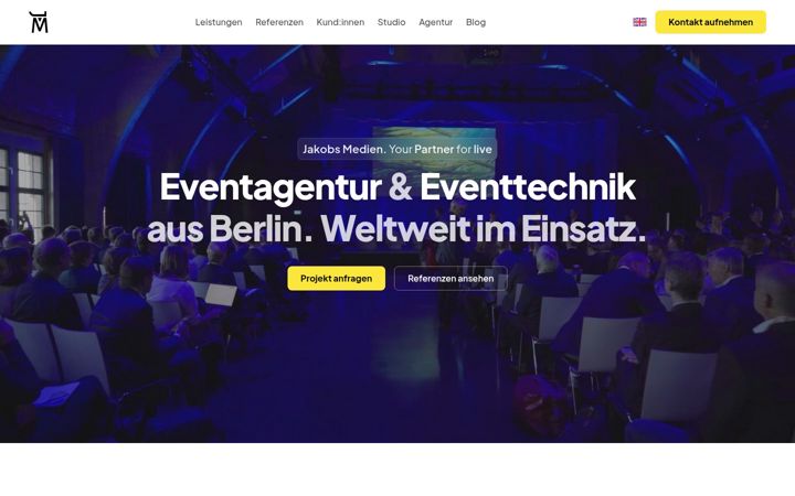 Screenshot of jakobsmedien.com