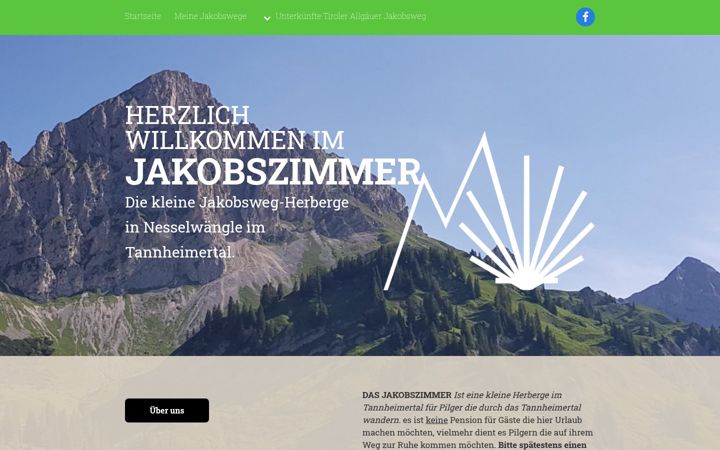 Screenshot of jakobszimmer.at