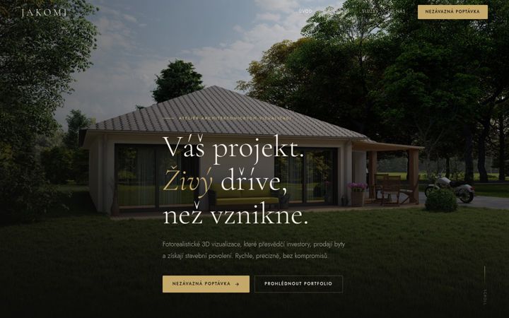 Screenshot of jakomi.cz