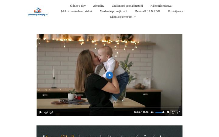 Screenshot of jakpronajimatbyty.cz