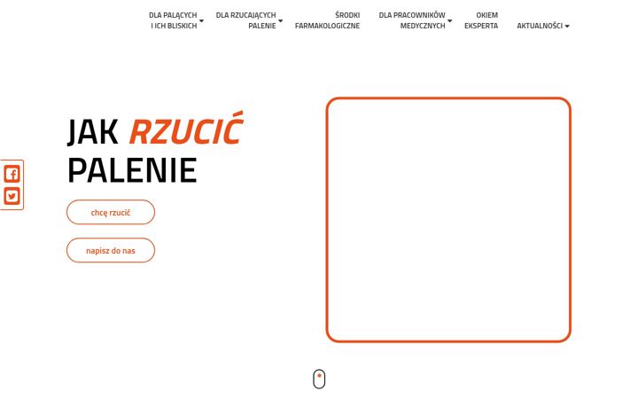 Screenshot of jakrzucicpalenie.pl