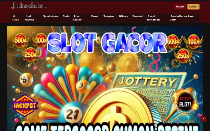 Screenshot of jakselslot.org