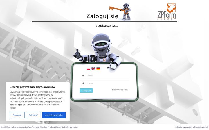 Screenshot of jaktamforma.pl