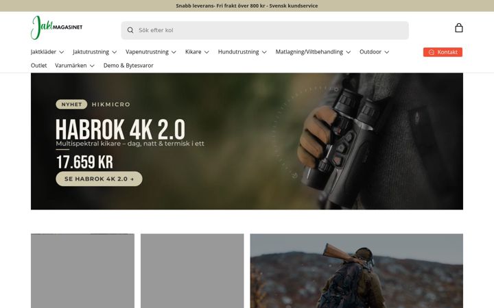 Screenshot ta' jaktmagasinet.se